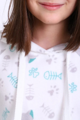 Толстовка Шалун белый ИвК - 1 Толстовка Шалун белый ИвК - 1