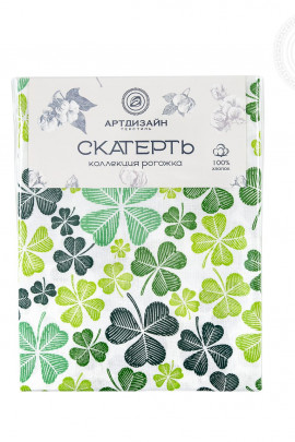 Скатерть рогожка Клевер Арт Дизайн - 6 Скатерть рогожка Клевер Арт Дизайн - 6