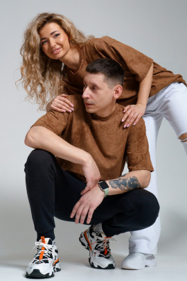 867 Футболка кэмел Свт - 6 867 Футболка кэмел Свт - 6