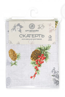 Скатерть рогожка Серебряный звон Арт Дизайн Акция - 6