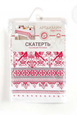 Скатерть рогожка Вышивка русская Арт Дизайн - 6