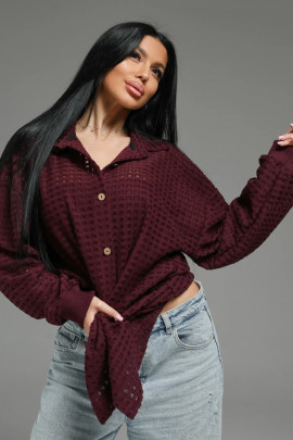 Рубашка Стелла бордо Лт - 2 Рубашка Стелла бордо Лт - 2