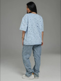 Футболка Винтаж голубой Лт - 6