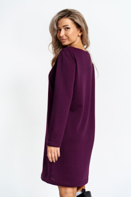 854-1 Платье баклажан Свт - 8 854-1 Платье баклажан Свт - 8